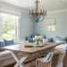 Coastal style breakfast nook ideas