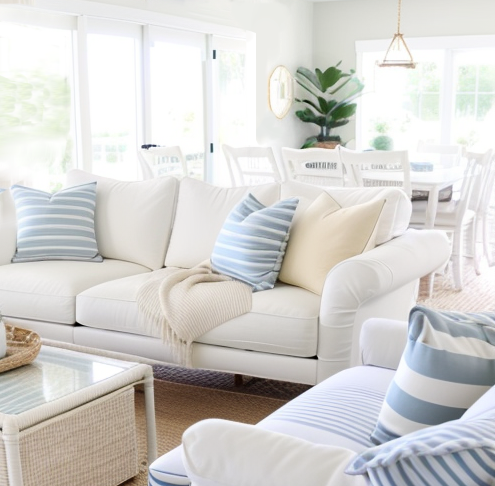 How to Arrange Coastal Sofa Pillows: Tips, Tricks, and Patterns