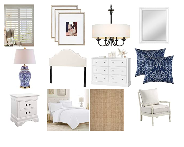 5 Hamptons Bedroom Ideas…with Amazon