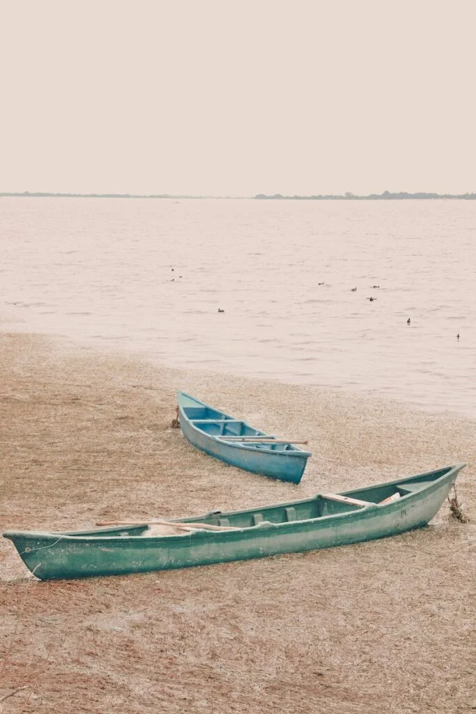 Boat on lake