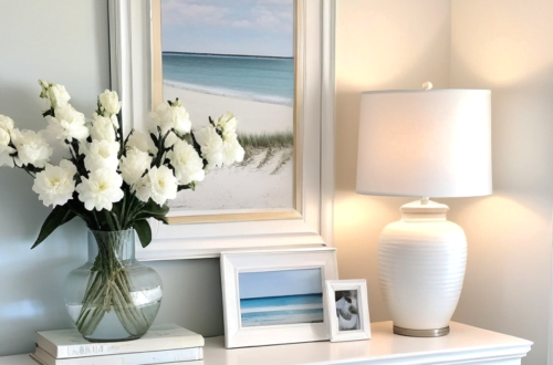 How to style a coastal dresser