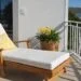 Small Outdoor Space with a lounge chair