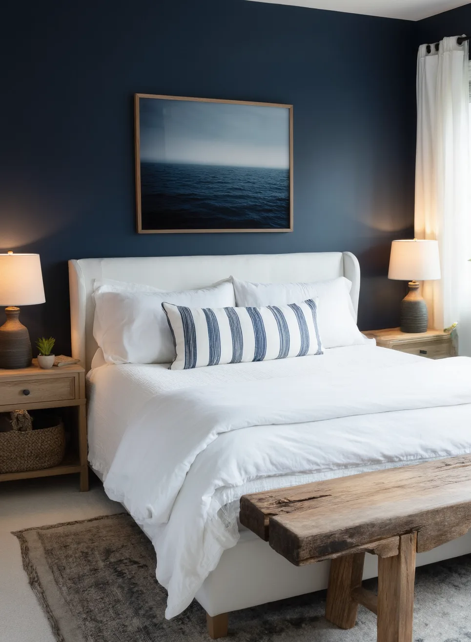 How to Style a Modern Nautical Bedroom